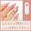 Full Cover False Nails with Bow Heart Press on Nails-C21A 13 1