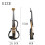 IRIN 4/4 Violine, komplettes Set, Kohlefaser, 8