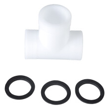 Zwembadslang T-splitter voor zwembadpomp 1,5 inch