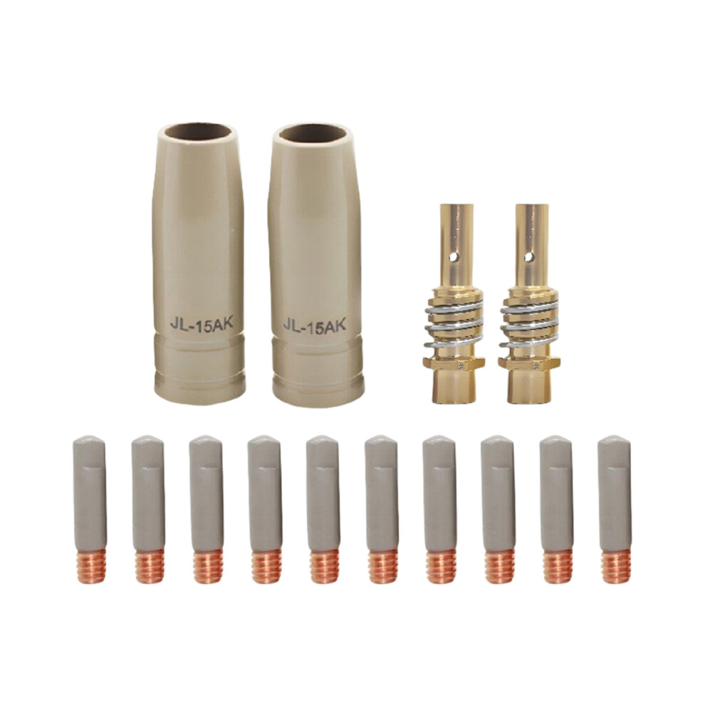 15Ak 0.8/1.0/1.2Mm Mig Torch Nozzles Conductively-14Pcs 0.8 7754000913701