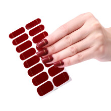 16 Strips Nagellaksticker Nagelstrips Nagelstickers-Stijl ZE0329