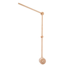 Wooden Baby Mobile with Felt Balls, Nursery Hanging Bed Bell, Rabbit Mobile, Wind Chime for Baby Bed, Cot Holder