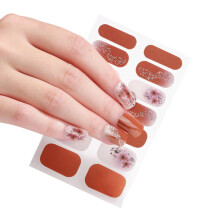 Nagelstickers Glitter Gradient Shine Volledige Wrap-Stijl ZX3776