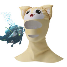 Cute Diving Cap, Diving Cap Animal, Cat Animal Diving Cap, Cartoon Wetsuit Hood, Scuba Hood for Animal Lovers, Ear Hugging Design in Style Ref: 5928