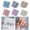 Nagelsieraden Schelp Onregelmatige breekbare-Symfonie Wit 3