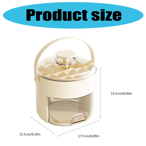 Press Styles Ice Cubes Tray Double Layer Designs Large Capacity 2