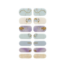 14 vellen volledige nagelwraps nagellakstrips-Stijl YS004
