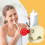 toothpaste squeezer with elephant design and handles  reusable  red 2