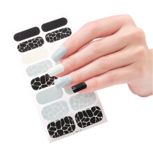 16 strips nagellakstickerset voor UV-lampontwerper-Stijl ZE0389