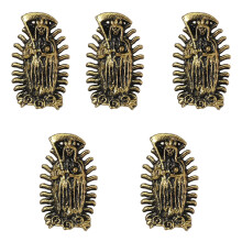 Luxe Strass Nail Art Decoraties Sieraden Charms 3D Goud-808
