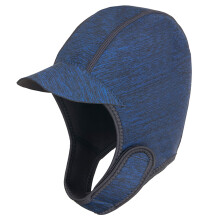 2 mm diving hood cover, adjustable, Unisex, wetsuit, hood for surfing, sailing navy blue