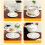 Cotton Coasters Pad Heat Protective Round Placemat-30cm 4