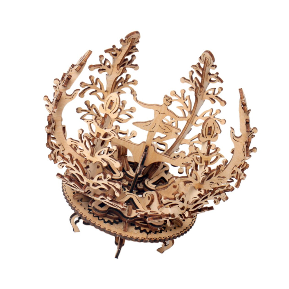 Wooden Puzzle Ballet Model for Creative Flower Decoration DIY Assembly Toy-image-OPC-PNMSCPV-NEW