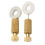 Set with 5 handmade leather basting needles, great tool for locking edges and precise sewing (D) 1