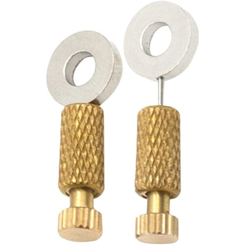 Set with 5 handmade leather basting needles, great tool for locking edges and precise sewing (D) 1
