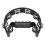 Tamburin Jingle Black Cat Shape Rutschfester Griff 7