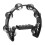 Tamburin Jingle Black Cat Shape Rutschfester Griff 9