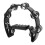 Tamburin Jingle Black Cat Shape Rutschfester Griff 8