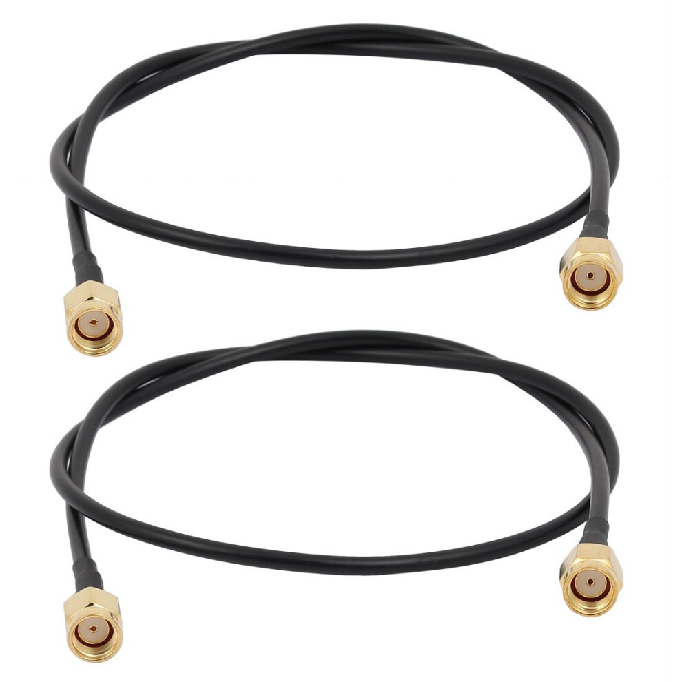 Rg174 Antenna Wifi Pigtail Cable Sma Female To Female, 50Cm, 2Pack, For Router 9119770113009
