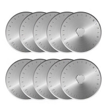 Rotary Cutter Blades 45mm 10Pack Replacement for Compatible Fiskars OLFA Dremel DAFA Luditek Quilting Scrapbooking