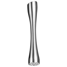 Stainless steel ice crusher, for home and restaurant, ergonomic handle, 20 cm, cocktail pestle short handle