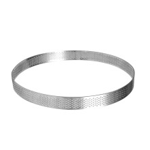 Perforated Mousse Stainless Steel Cake Round Molds, Baking Tools, Kitchen Accessories, Round Tart Rings, 9 Sizes
