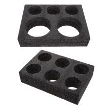 2 Pack Cup Carrier Foam Drink Carrier Removable Multi Hole Cup Holder Foam Carrier Drink Carrier Foam Holder Cup Racks Coffee Carrier 30x20cm