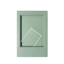 7,6 cm large picture frame for picture frame, table decoration, photo card display, stand, home decoration green