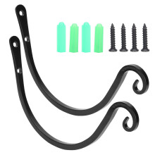 Suporte de parede multifuncional para decoração interna e externa, feito de ferro resistente, ideal para alimentar pássaros, cestos de flores e