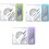 7pcs Professional Math Geometry Set Student Geometry Math Set with Geometry Tool Set Square Eraser Protractor 5