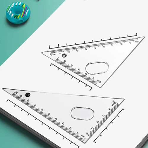 7pcs Professional Math Geometry Set Student Geometry Math Set with Geometry Tool Set Square Eraser Protractor 1
