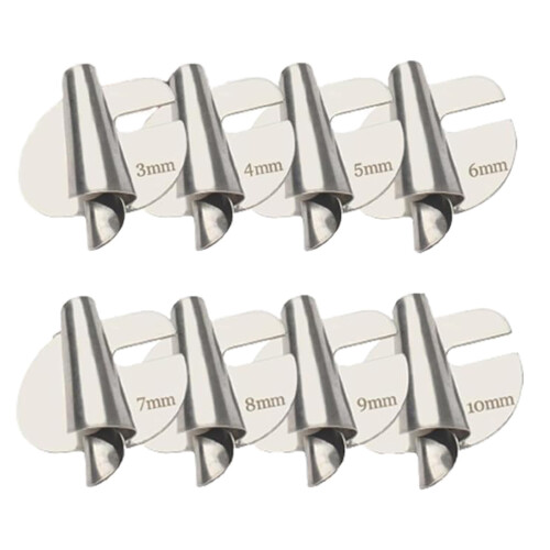 Edelstahl-Nährollsäumerfuß 3-10 mm Langlebiger-C