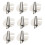 Edelstahl-Nährollsäumerfuß 3-10 mm Langlebiger-C 2