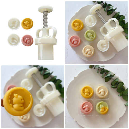 Mooncake-Formen-Set, Mooncake-Formen, niedliche Tierform, 1