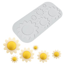 Elegante Spitzenmuster-Formen,-Großer und kleiner Sunflo