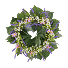 Stilvoller künstlicher Blumenkranz, Frühlingskranz,
