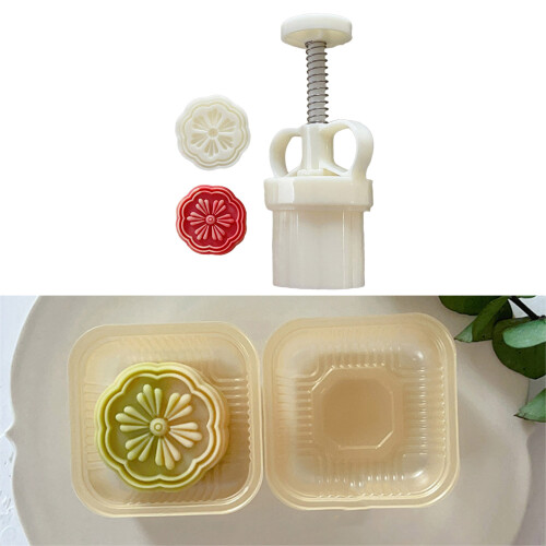 50 g vielseitige Mooncake-Form, Backformen,-2 Formen 2 Stück 2