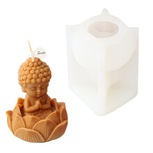 3D-Meditations-Silikonform, Bodhisattva-Statue,-1