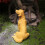 Harz Golden Retriever Statue Ornament Figur 4