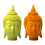 Figurine d'ornement en résine faite à la main, décoration-Vert 2