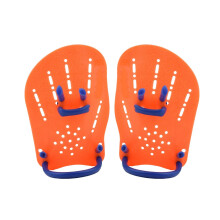 Swim Paddles for Swimming, Hand Swimming Paddle, Adjustable for Water Training orange M