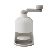 Crushed Ice Machine, ice crusher machine, household snowflake maker, manual household ice shaver manufacturer for homemade cocktails, snow cone gray