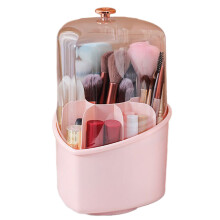 Organisateur de porte-pinceaux de maquillage,-Rose recouvert