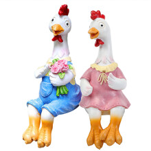 Kleine ENTEN Dekofiguren, Gartendekorationen Enten Outdoor-1
