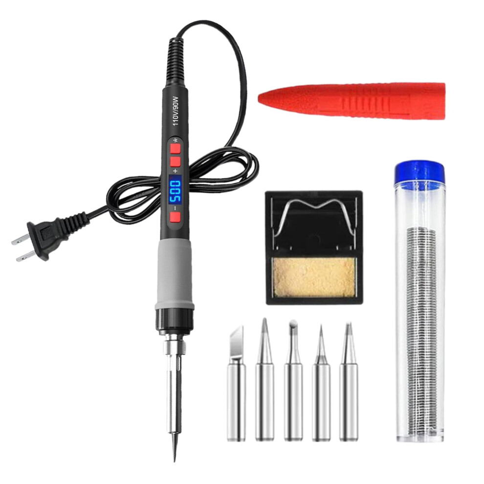 Soldering Iron Kit, Adjustable Temperature Welding Iron, Ergonomic Hand Welder 9119770038555