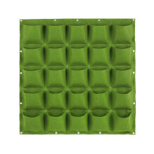 Hanging Vertical Growth Bag Planter with 6/9/12/25/36-Green 25