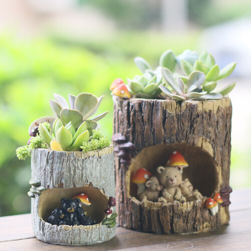 Durable Flower Pot Succulent Planters for Balcony-Hedgehog 2