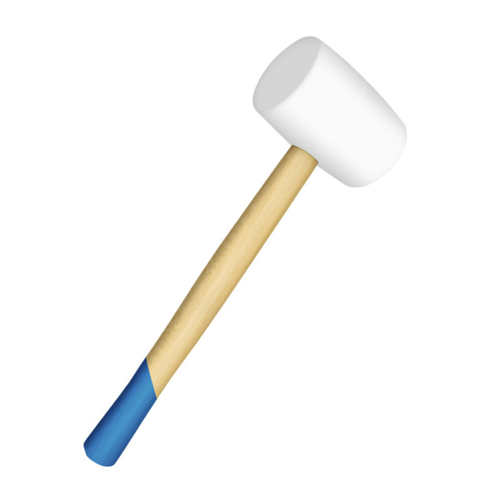 Anti-Slip Rubber Mallet Hammer 8Oz For Flooring Woodworking-8Oz 7696001049419