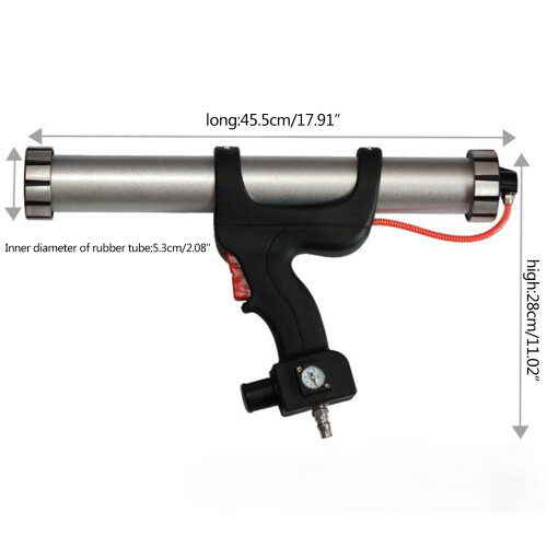 Sealant Pneumatic Caulking Gun for w/ Ergonomical Handle 600ml 1
