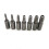 Male Tamper Proof Star Bit & Female E Socket Set Torx Driver 6